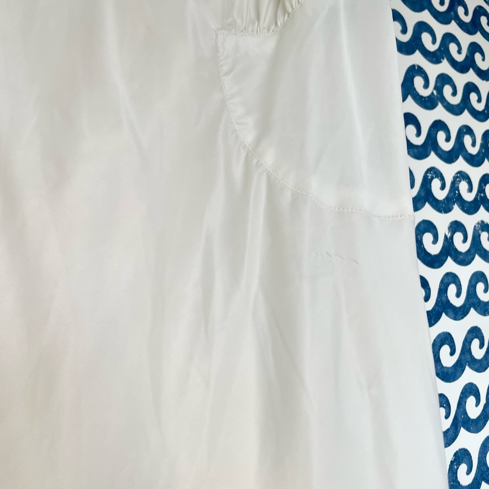 Vintage Ivory Cream Romantic Satin Lace Midi Slip Dress - Picture 4 of 7